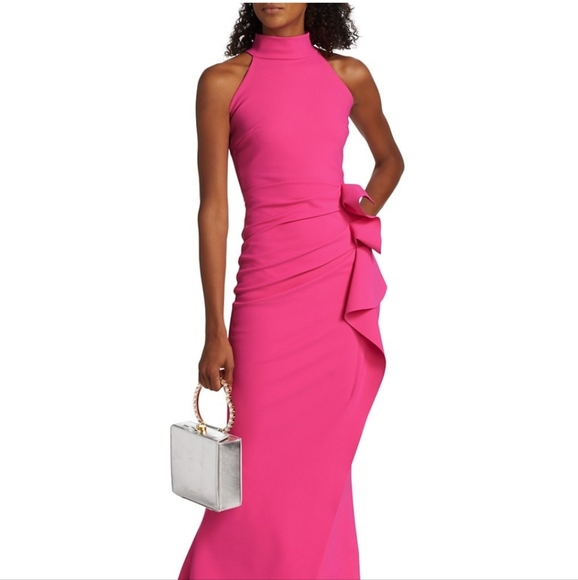 Chiara Boni Dresses & Skirts - Chiara Boni la Petite Robe Gudrum Halter Ruffle Gown